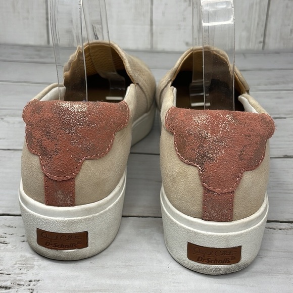 Dr. Scholl's Abbot Lux Tan Suede Platform Slipon Sneaker - Picture 6 of 13